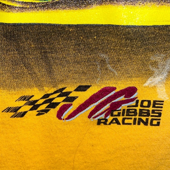 NASCAR DOUBLE SIDED Kyle Busch M&Ms
Joe Gibbs  Racing Yellow T-Shirt 2XL - Picture 5 of 8